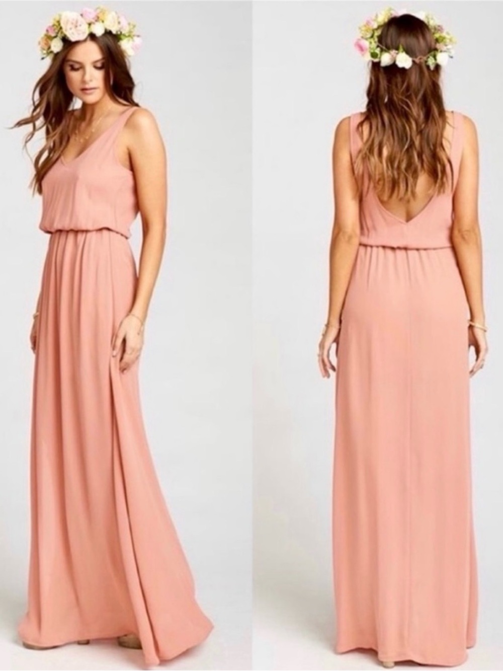 Show Me Your MuMu Blush Pink Maxi Dress